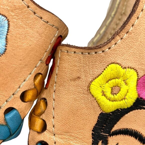 Kwarachi Frida Kahlo Leather Sandals, 10 - Picture 10 of 10